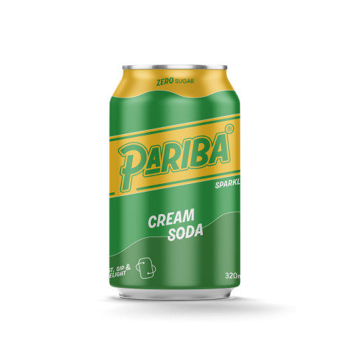 PARIBA Sparkling Cream Soda limonāde, bundžā 320ml | Multum