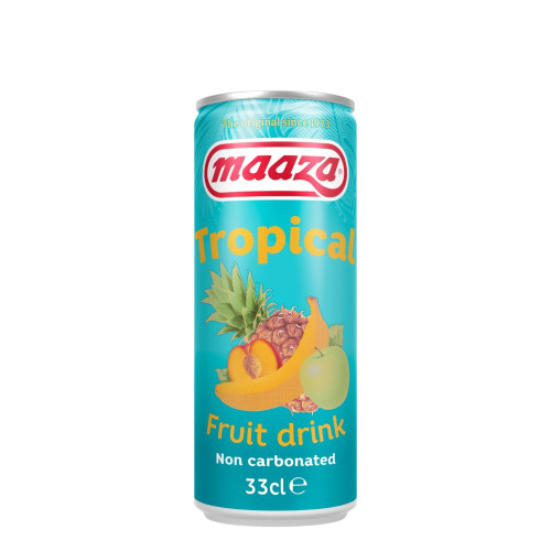 MAAZA Tropical sulas dzēriens, bundžā 330ml | Multum