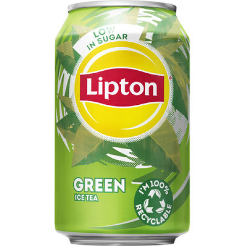 LIPTON zaļā ledus tēja, bundžā 330ml | Multum