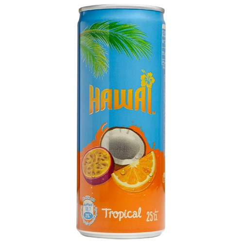 HAWAI Tropical, bundžā 250ml | Multum