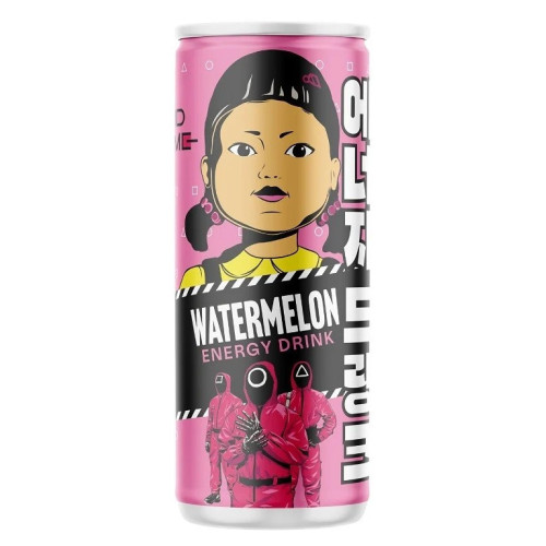 SQUID GAME Watermelon enerģijas dzēriens 250ml | Multum