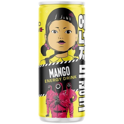 SQUID GAME Mango enerģijas dzēriens 250ml | Multum