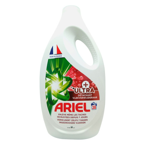 ARIEL Ultra Stain Remover veļas mazgāšanas līdzeklis (38x) 1,71L | Multum