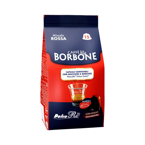 BORBONE RED Re:Dolce Gusto kafijas kapsulas (15) 105g | Multum