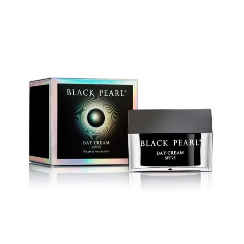 BLACK PEARL mitrinošs dienas krēms SPF25 sausai sejas ādai 50ml | Multum