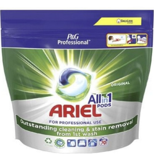 ARIEL Proffesional Universal 3in1 veļas mazgāšanas kapsulas 70gab | Multum