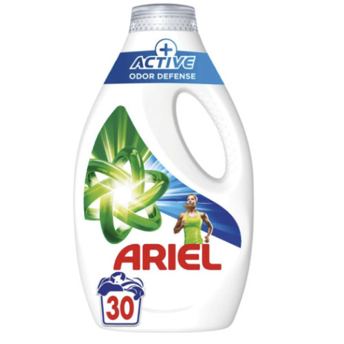 ARIEL +Active Odor Defense veļas mazgāšanas līdzeklis (30x) 1.35L | Multum