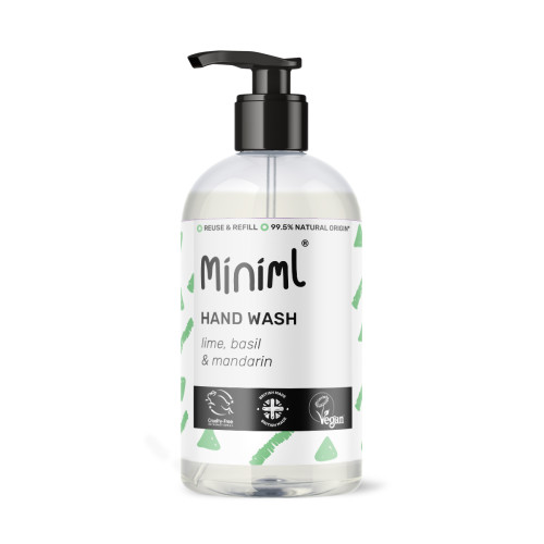 MINIML šķidrās roku ziepes ar laima, bazilika un mandarīna aromātu 500ml | Multum