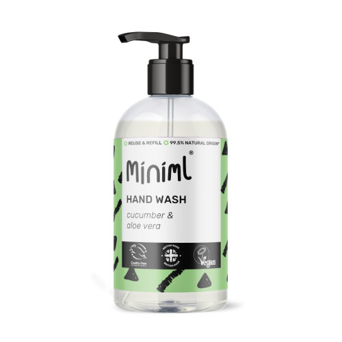 MINIML šķidrās roku ziepes ar gurķa un alvejas aromātu 500ml | Multum
