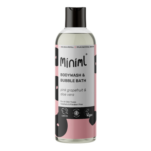 MINIML dušas želeja un vannas putas ar greipfrūtu un alvejas aromātu 500ml | Multum