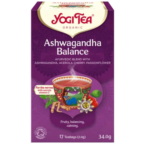 YOGI TEA Ashwagandha Balance tēja 34g | Multum