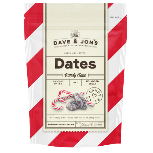 DAVE & JON'S Candy Cane dateles 125g | Multum