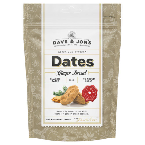 DAVE & JON'S GingerBread dateles 125g | Multum