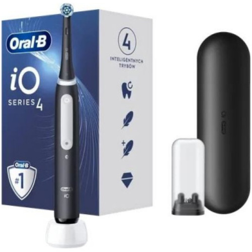 ORAL-B iO4 Matt Black elektriskā zobu birste | Multum