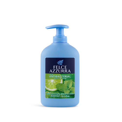 FELCE AZZURRA Mint & Lime antibakteriālas šķidrās ziepes 300ml | Multum
