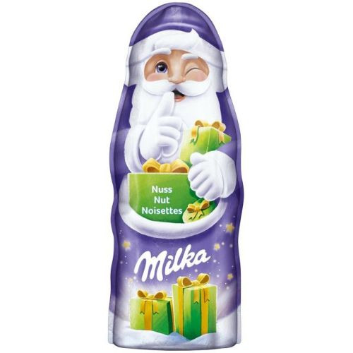 MILKA Nut piena šokolādes Ziemassvētku vecītis 90g | Multum