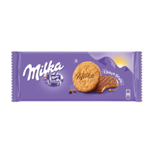 Milka Choco Grain cepumi ar piena šokolādi 126g | Multum