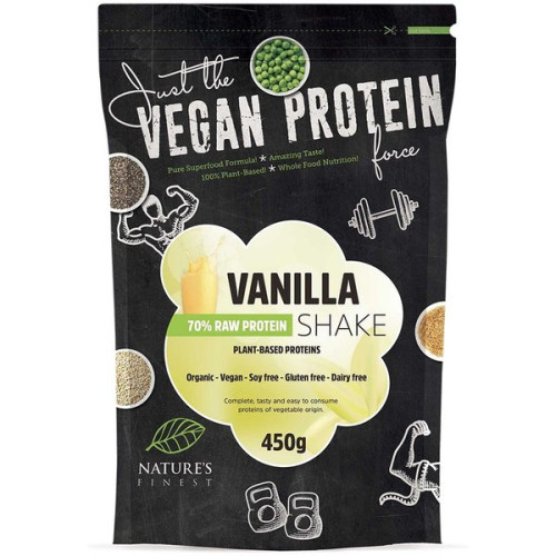 Nature's finest Vanilla 70% Protein Shake 450g | Multum