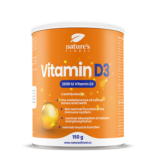 NATURE'S FINEST Vitamīns D3 150g | Multum