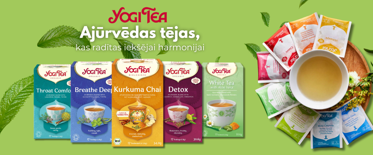 Yogi tea tējas, ajūrvēdas tēja
